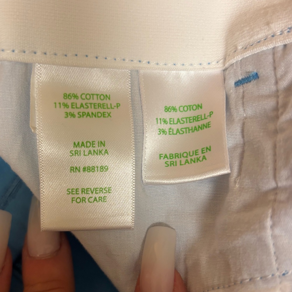 Lilly Pulitzer Kelly Stretch Pants – Zanzibar Blue (Size 4) - Picture 4 of 6